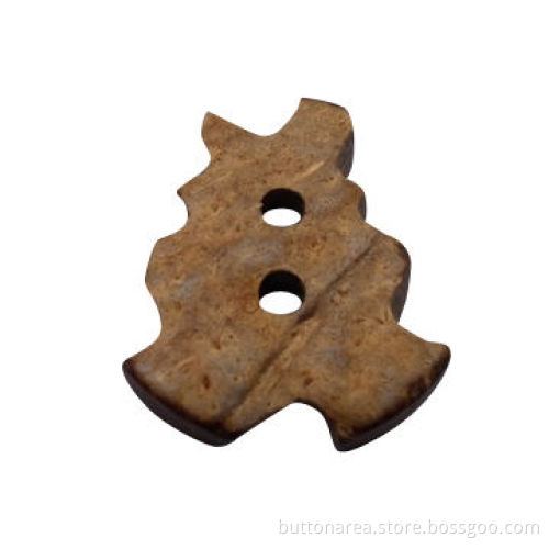 19mm Wooden Button with 2 Holes